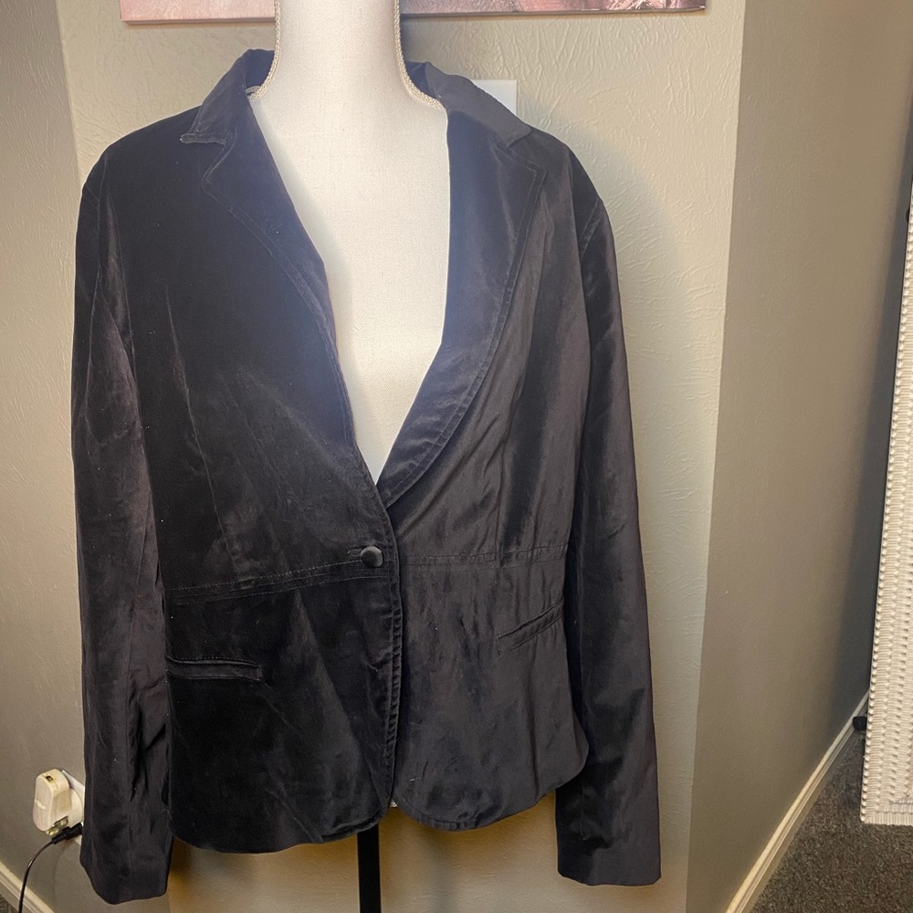 Velvet blazer